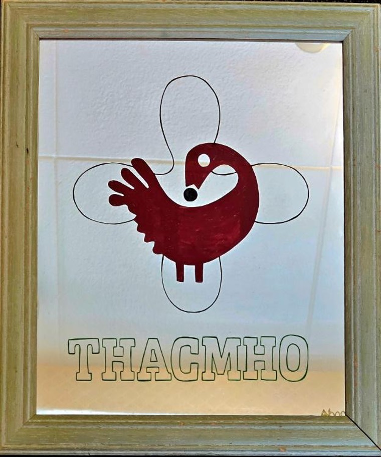THACMHO commissioned Dr Aboo Ratata to design my farewell gift.